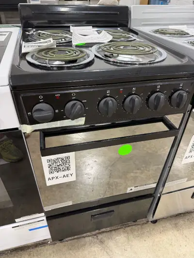 APX-AEY — Premium Levella PRE2027GB Electric Range, Black, front — Columbia