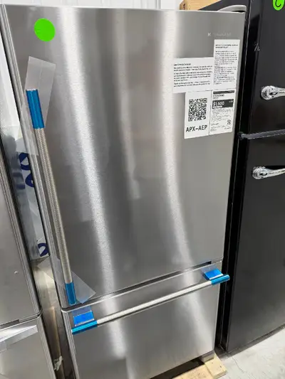 APX-AEP — KitchenAid KRBR130SPS Refrigerator, Fingerprint Resistant Stainless Steel, front — Columbia