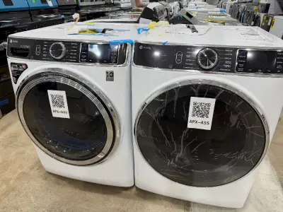 APX-A4V — GE Profile PFW870SSV0WW Front Load Washer, White, photo 2 — Columbia