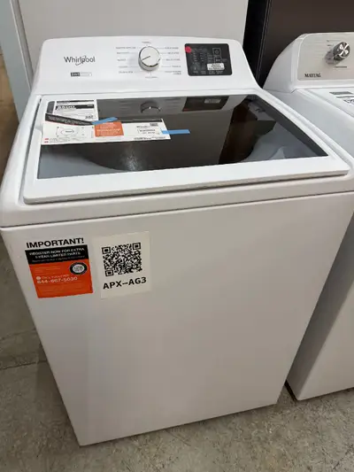 APX-AG3 — Whirlpool WTW4307SW Top Load Washer, White, front — Jefferson City