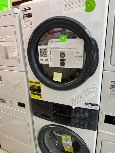 APX-A7K — Electrolux ELTG7300AW Washer/Dryer Combo, White, front — Jefferson City