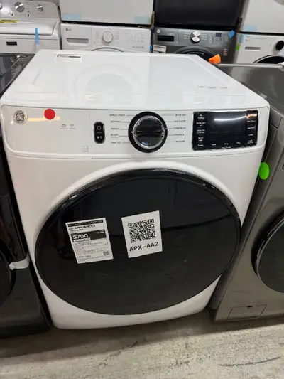 APX-AA2 — GE GFD55ESSN3WW Electric Dryer, White, front — Jefferson City