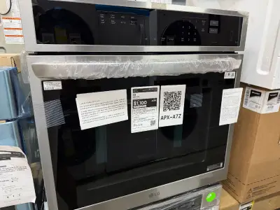 APX-A7Z — LG WSEP4723F Electric Wall Oven, PrintProof Stainless Steel, front — Jefferson City