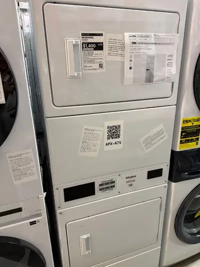 APX-A7V — Whirlpool CESP2978JQ Electric Dryer, White, front — Jefferson City