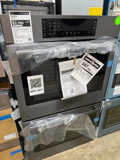 APX-AFJ — Bosch HBL8642UC Electric Wall Oven, Black Stainless Steel, front — Jefferson City