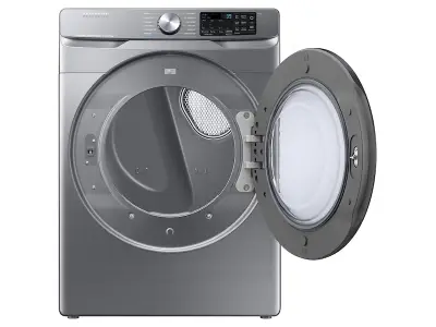 APX-AGJ — Samsung DVE45B6300P/A3 Electric Dryer, Platinum, front — Jefferson City