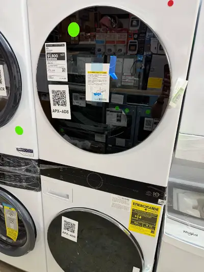 APX-AD8 — LG WKHC252HWA Laundry Center, White, front — Jefferson City